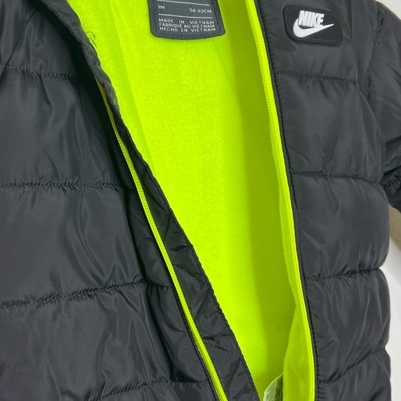 NEW Nike Baby Puffer Snowsuit Black Size 3M - Picture 7 of 10